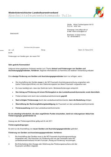 FÃ¶rderungen - GerÃ¤te.pdf - AFKDO Kirchberg am Wagram