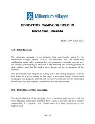 Download the report on Education Campaign Held in Mayange ...