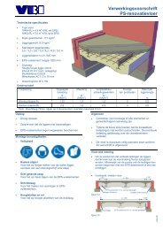 Verwerkingsvoorschrift voor de PS-renovatievloer - VBI