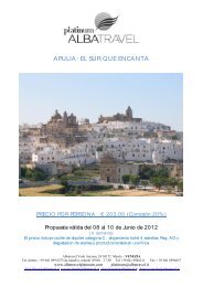 APULIA: EL SUR QUE ENCANTA - Receptivos del Mundo