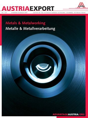 Metalle & Metallverarbeitung, Austria Export Nr 135