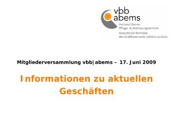 Das neue 12 Stufensystem - vbb|abems