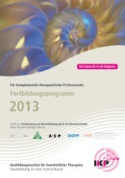 können Sie das Fortbildungs-Programm 2013 ... - IKP Institut