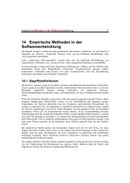 14 - Empirische Softwaretechnik - Quality Software Engineering ...