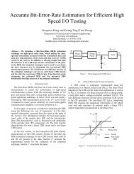 Accurate Bit-Error-Rate Estimation for Efficient High Speed I/O Testing