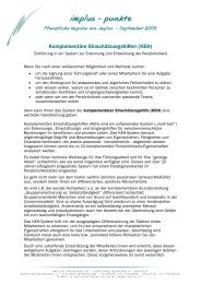 Komplementäre Einschätzungshilfen - implus.de