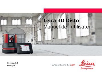 Leica 3D Disto Manuel de l'utilisateur - Laseto