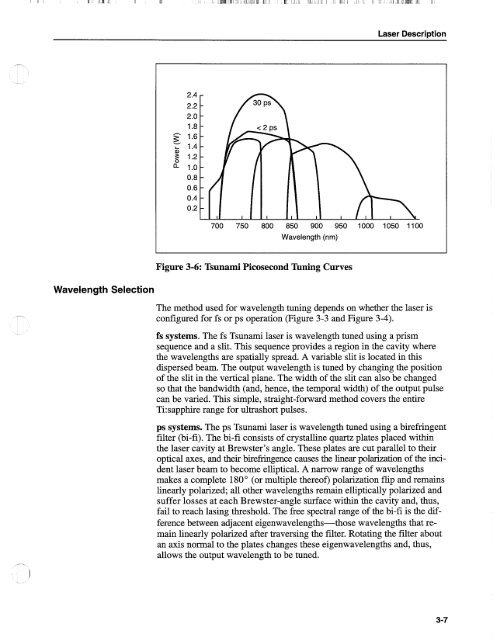 Tsunami - Beckman Institute Laser Resource Center