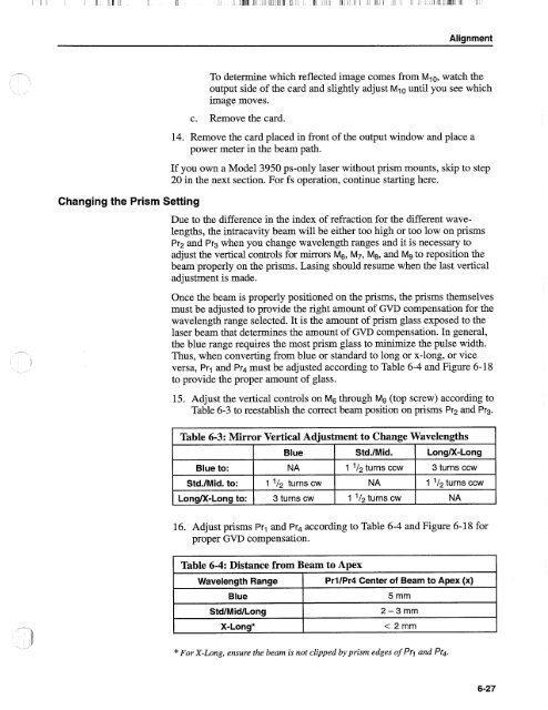 Tsunami - Beckman Institute Laser Resource Center