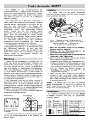 Funk-Hitzemelder 8002ST - Indexa