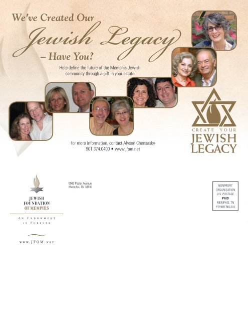 We've Created Our â Have You? - Jewish Foundation of Memphis