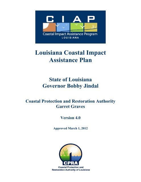 Louisiana Coastal Impact Assistance Plan - Coastal Protection and ...