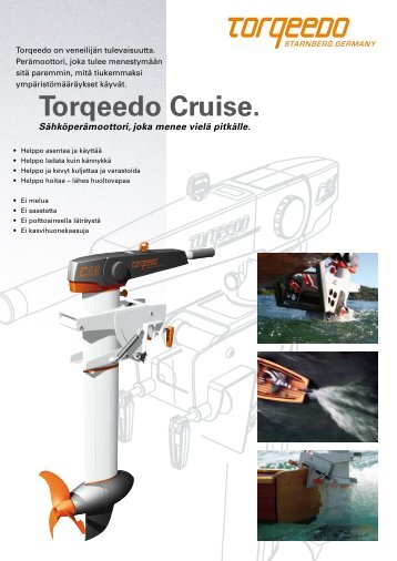 Torqeedo Cruise.