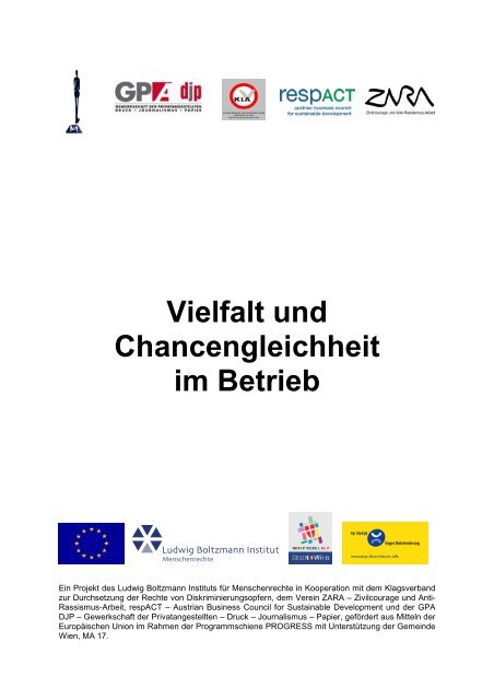 Vielfalt und Chancengleichheit im Betrieb - LARRGE