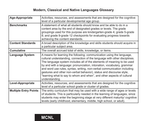 MCNL - Center for the Education and Study of Diverse Populations