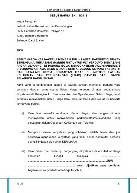 Download Quotation Document - Institut Latihan Kehakiman Dan ...