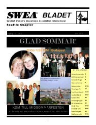 GLAD SOMMAR! - SWEA Seattles