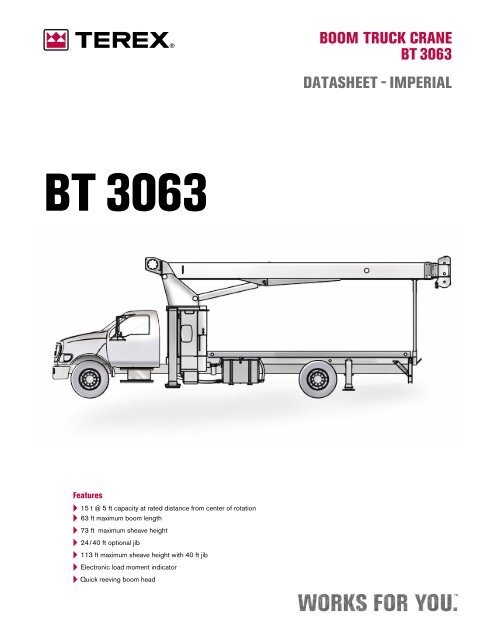 Terex 4792 Load Chart