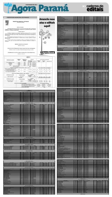 editais caderno2461.pdf - Agora ParanÃ¡ Online