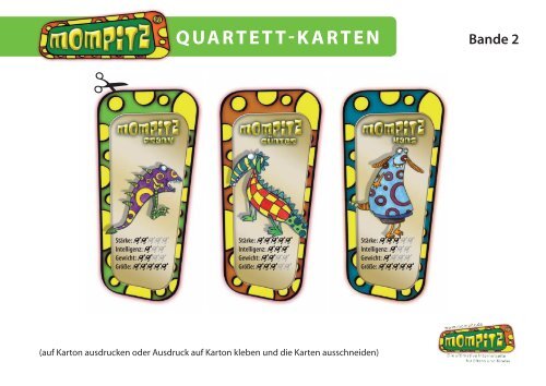 Quartett-Karten - Mompitz