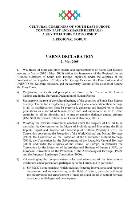 Declaration Form Verna Varna Declaration - English version