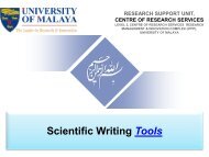 Scientific Writing Tools