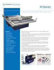 485/DT-M3000 Product Sheet - Gerber Innovations