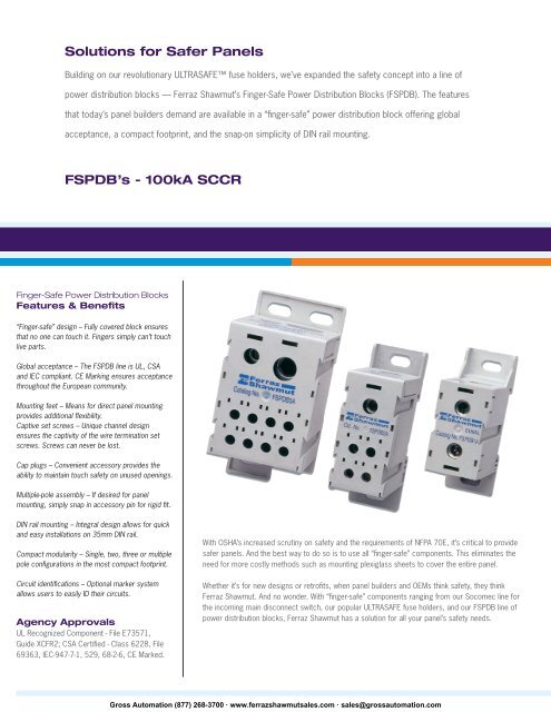 Brochure - Ferraz Fuses & Mersen Products