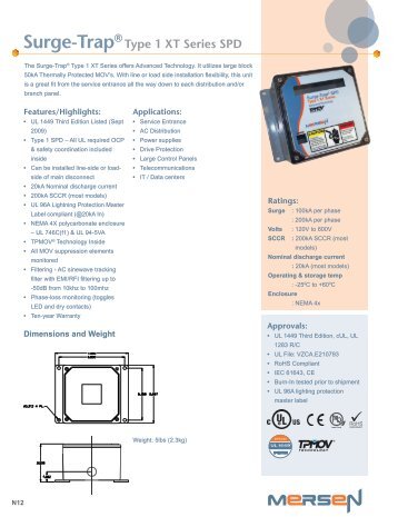 Surge-TrapÂ® - Ferraz Fuses & Mersen Products