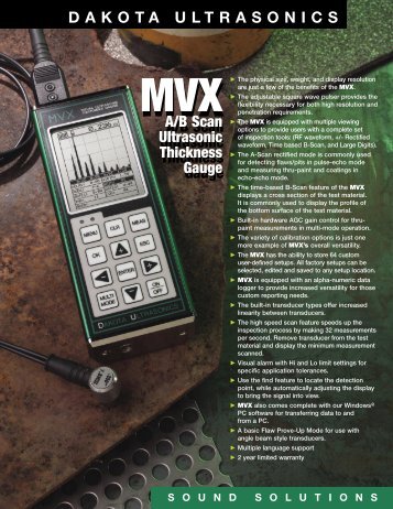 A/B Scan Ultrasonic Thickness Gauge A/B Scan ... - Labomat