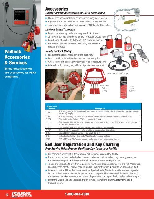 Safety Series Catalogue US Only - Master Lock Safety