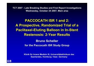 PACCOCATH ISR I/II - Deb-bbraun.de