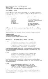 GLOUCESTER TOWNSHIP COUNCIL MEETING AUGUST 27, 2012 ...