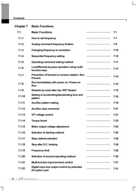 SV-iS7 User Manual - Inverter Drive Supermarket