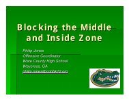 Blocking the Middle and Inside Zone - Glazier Clinics