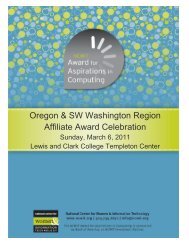 Oregon & SW Washington Region Affiliate Award Celebration