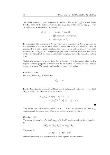 Conformal Geometric Algebra in Stochastic Optimization Problems ...