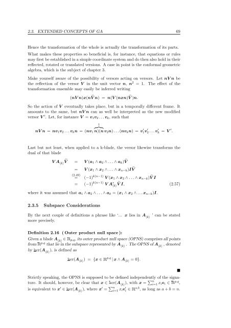 Conformal Geometric Algebra in Stochastic Optimization Problems ...