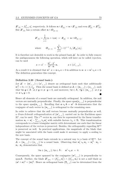 Conformal Geometric Algebra in Stochastic Optimization Problems ...