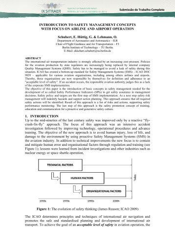 INTRODUCTION TO SAFETY MANAGEMENT ... - TU Berlin