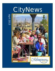 April 2013 CityNews - REVISED - City of Meridian