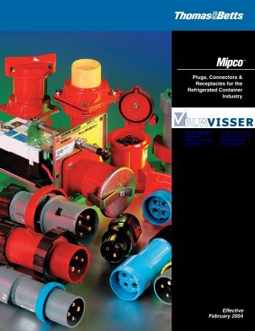 Plugs, Connectors & Receptacles for the ... - B.L.W. Visser B.V.