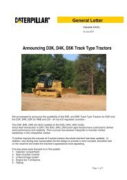 Announcing D3K, D4K, D5K Track Type Tractors