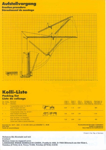 Datenblatt - Liebherr