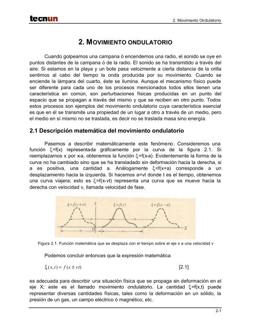 2. movimiento ondulatorio - Tecnun