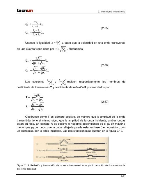 2. movimiento ondulatorio - Tecnun