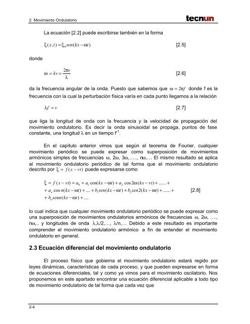 2. movimiento ondulatorio - Tecnun