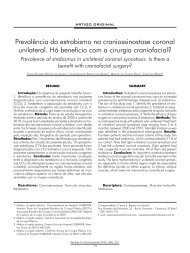 PrevalÃªncia do estrabismo na craniossinostose coronal ... - ABCCMF