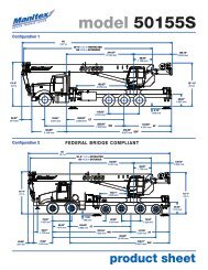 50155S Load Chart - Manitex