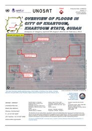 Overview of floods in City of Khartoum, Khartoum State, Sudan - Maps